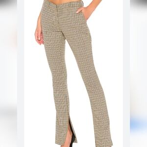 A.L.C. "Javier" split flare houndstooth pants Sz 8